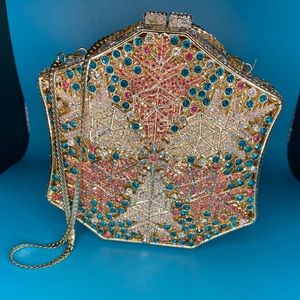 Crystal Snow Flake Evening Bag